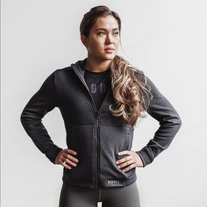 Nobull Project zip up fleece workout hoodie